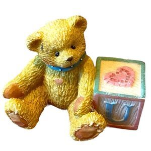 Vintage 1995 Priscilla Hillman U Alphabet Bear Cherished Teddies